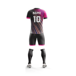 Uniforme de Fútbol para Hombre al Por Mayor, en Stock, Diseño de Logotipo Personalizado, Ligero, Personaliza el Nombre del Equipo y Colores/Talla - Product Image 5