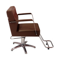 [ECCLIM] ZABULUN EC-010 Chaises de salon commerciales modernes en acier inoxydable, fauteuils de barbier, unités de lavage de cheveux – Meubles de salon les plus vendus