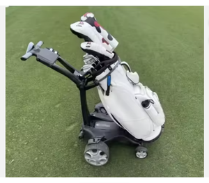 รถกอล์ฟไฟฟ้าพร้อมโครงสร้างอะลูมิเนียมที่ทนทานและรถเข็นแบตเตอรี่ลิเธียม - Product Image 3