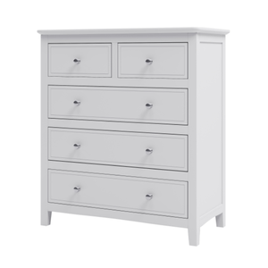 Best Price 5 Drawers Solid <b>Wood</b> <b>Chest</b>, White for Kids OEM Supplier Vietnam Following Your Brand - Product Image 5
