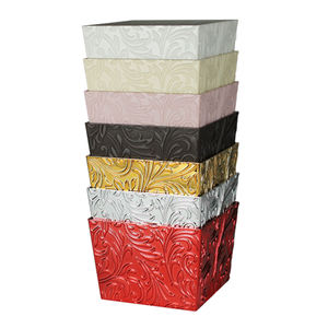 Macetas con Estampado en Relieve Edición Año Nuevo, Decoración para el Hogar, Plástico para Jardín, para Decoración con Flores Frescas o Artificiales - Product Image 4