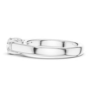 Bague de fiançailles solitaire en diamant de laboratoire rond brillant de 0,5 carat, clarté VVS-VS EF, or 18 carats, 14 carats, 10 carats et argent 925 rose - Product Image 6