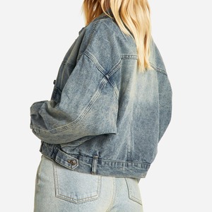 Vestes en jean respirantes à manches longues et à simple boutonnage, manteau en jean décontracté, léger, pour le printemps et l'automne, pour femmes - Product Image 6