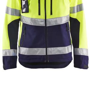 OEM Service Canvas Winter Safety Jackets High Quality Reflective Breathable Workwear Style Front Logo Custom Color New Arrival - Product Image 4