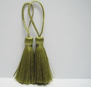 high quality Bullion Woven <b>Tassels</b> for Garment Decoration New -Custom Made With/without String - Product Image 5