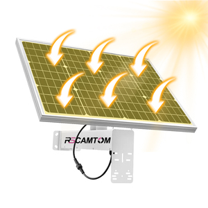 Rscamtom 120W Uso en el hogar <span class=keywords><strong>IP67</strong></span> Panel solar impermeable Cámara al aire libre Almacenamiento de energía Nube Tarjeta SD Cámara solar - Product Image 1