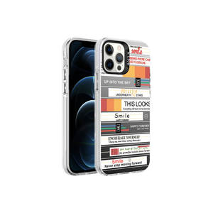 Netzy Motto Collection – coque rigide à motifs argentés pour iPhone 12 Pro, étui élégant pour téléphone portable, compatible 7 Plus - Product Image 1