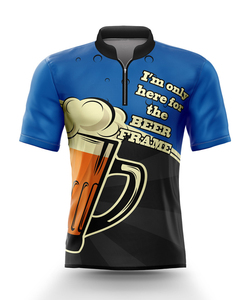 Custom Men's and Women's Sports Quarter Zip Shirt Cornhole <b>Bowling</b> Golf-Sublimation Dye Jersey - Product Image 5