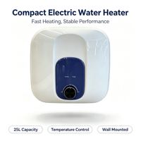 Mini chauffe-eau électrique pour évier, contrôle mécanique LED, chauffage rapide, économie d'énergie, protection contre la surchauffe, installation facile, classe