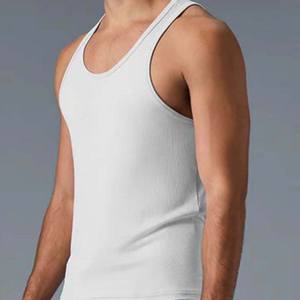 Camiseta sin mangas transpirable de tela suave para hombre, ligera, para meditación de Yoga y verano, tanques lavados para hombre, estilo de ajuste relajado - Product Image 5