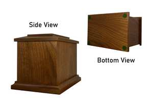 Wood Pet Urn for <b>Ashes</b> <b>Dog</b> Cat <b>Box</b> Personalized Cremation Casket Engraved Small Medium Large - Product Image 2