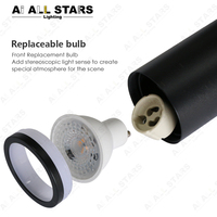 Prix de gros projecteurs boîtier en aluminium Rail Light Gu5.3 Mr16 COB Spot 3W 5W 6W 7W 35W 50W LED Track Light Gu10