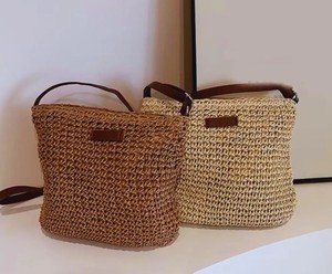 NOUVEAU Sac à bandoulière de plage en paille tressée bohème - Product Image 3