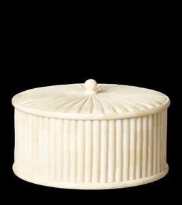 Joyero de MDF con incrustaciones de resina y hueso para mujer, disponible a granel - Product Image 1