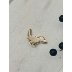 Broche Zuni Hecho a Mano con Madreperla y Plata de Ley con Diseño de Roadrunner para Regalo - Product Image 2