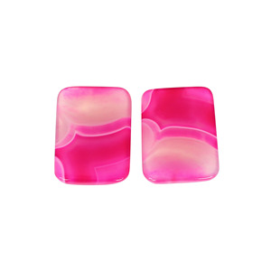 Colgante de Ágata Rosa Rectangular, Piedra Rectangular Cabujón para Joyería, Gema Artesanal, Cristal Curativo, Mayorista de Gemas - Product Image 4