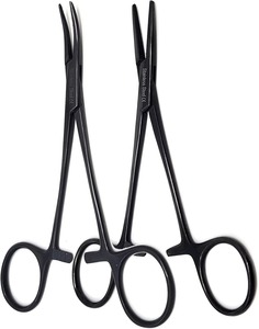 Pinzas Hemostáticas Reutilizables de Acero Inoxidable, Instrumento Quirúrgico de Bloqueo para Uso Médico, Dental y Veterinario, Uso Clínico - Product Image 1