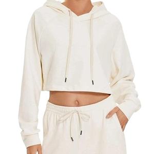 Conjunto de dos piezas para mujer con logo personalizado, top largo, estilo vintage, lavado ácido, por encima de la rodilla, para jogging, modelo 2026 - Product Image 3