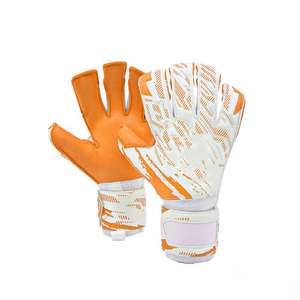Guantes de portero de fútbol de cuero personalizables de entrenamiento profesional de alta calidad para uso al aire libre para porteros de fútbol - Product Image 5