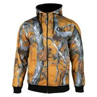 Veste de chasse en polaire polyester à capuche, camouflage silencieux, thermique, fabriquée en Turquie, vente en gros