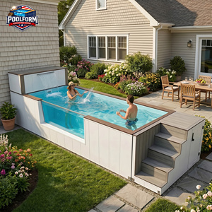 <b>Small</b> Size Portable Family Swimming Pool Above Ground for Compact Backyard prefabricated swimming pool - Product Image 5