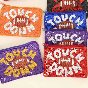 Monedero de Moda para Niñas con Diseño Distintivo de Cuentas, Cierre de Cremallera Totalmente Personalizable - Product Image 1