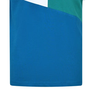 Hombre Casual 100% Algodón de alta calidad Color verde azulado Bloque Polo Manga Media Ecológico Patrón Sólido Liso - Product Image 3