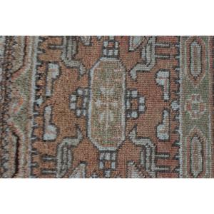 Tapis turc vintage, petit tapis de 2,2x3,3 pieds, tapis marron à motifs floraux - Product Image 5