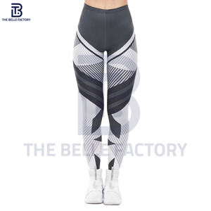 Mallas de gimnasio de cintura alta para mujer, lo último en realce de cintura media, elementos esenciales para correr, tela de punto transpirable para entrenamientos - Product Image 1