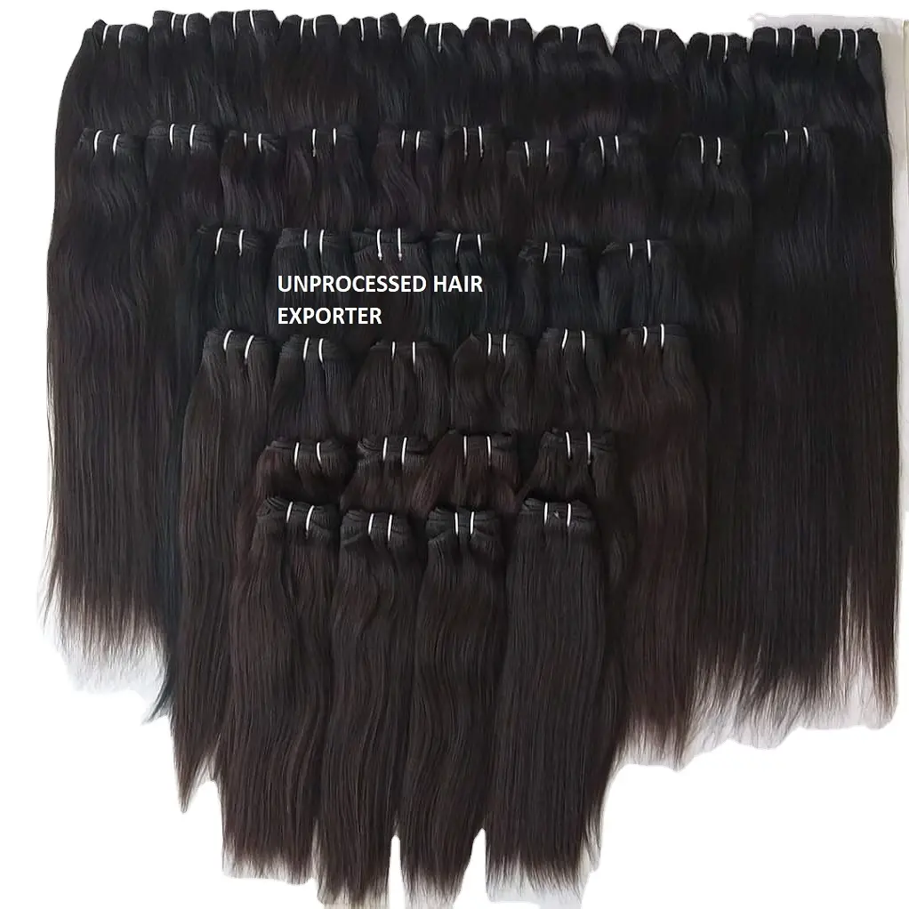 South Indian temple 100% Real Cuticle Aligned Raw Hair , Curly indian hair best human hair extension wholesale 4x4 13x4
