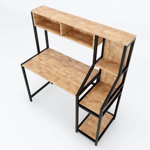 Rubberwood PC <b>Desk</b> with Bookshelf & <b>Drawer</b> for Bedroom Simple Design COD68036 - Product Image 5