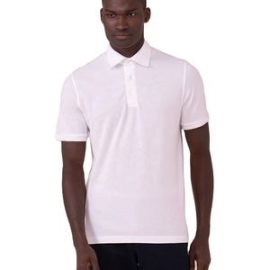 Polo de golf casual de manga corta para hombre, personalizado con estampado sólido, patrón 3D, logotipo bordado personalizado, tejido para verano - Product Image 1