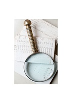 Compact Travel-Friendly Small Size Metal Magnifying Glass Modern Design Customizable Options for Map Reading Detailed Inspection