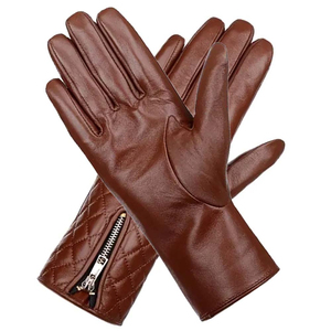 Guantes de conducción de cuero genuino diseño de tacto suave Guantes de conducción para hombres ajuste suave estilo de cuero genuino Guantes de conducción para mujeres - Product Image 4