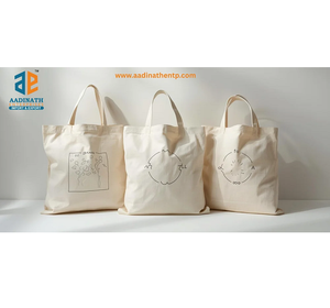 Eco Friendly Cotton Tote Bag Customizable <b>Canvas</b> Shopping Carry Bag Reusable Grocery Tote with Strong Handles Wholesale Supply - Product Image 6