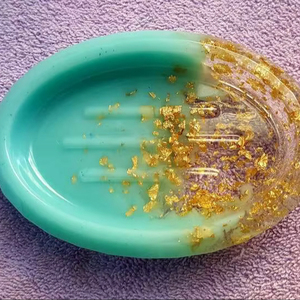 Porte-savon en résine époxy, forme personnalisée, couleur personnalisée, vente chaude, porte-savon en résine de haute qualité - Product Image 1