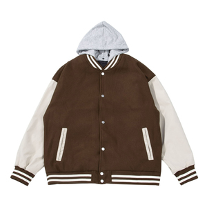 Haute qualité impression personnalisée patchs brodés vestes unisexe Baseball Varsity College Letterman veste surdimensionnée veste pour hommes - Product Image 2