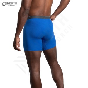 Nouveauté Boxers en fibre de bambou personnalisés de haute qualité extensibles dans les quatre sens Boxers personnalisés grande taille respirants pour hommes - Product Image 4