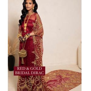 Vestido de Dirac somalí con cuentas de lujo hecho a medida de calidad de exportación con adorno completo para boda disponible por cantidad a granel - Product Image 5