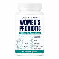 Capsules de probiotiques pour femmes, 10 milliards d'UFC, souches ciblées, 60 capsules végétales, végétaliennes, sans OGM