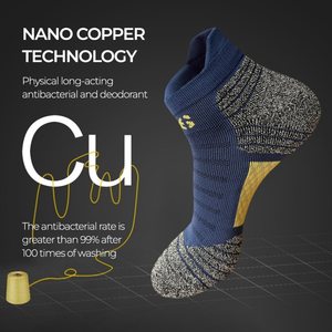 MTB Cycling Basketball Sports <strong>Socks</strong> for Men <strong>Copper</strong> Fiber Deodorant Antibacterial <strong>Sock</strong> Running Climbing Summer - Product Image 1