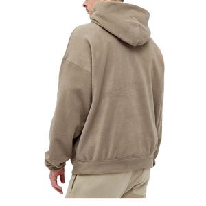 Sudadera con Capucha de Forro Polar Cálido para Hombre, Sudadera Térmica Antipelusas con Bolsillo Tipo Canguro FTI-MH-013 - Product Image 2