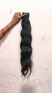 Cutícula virgen alineada 100g Paquetes de cabello humano ondulado sedoso Color claro Sin procesar Cabeza completa Vendedores de cabello crudo - Product Image 5