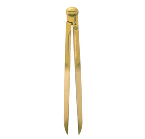 Solid Brass Navigation Divider with Protective Brown <b>Leather</b> <b>Pouch</b> | Classic Marine Charting <b>Tool</b> for Sailors" - Product Image 2