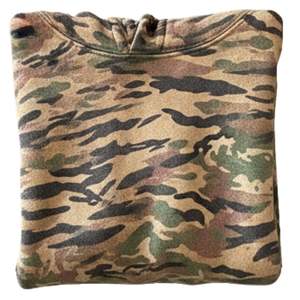 Sweat à capuche zippé camouflage pour homme, style streetwear usé, en polaire, motif camouflage intégral, vêtement d'extérieur décontracté - Product Image 6
