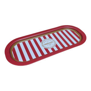 Bandeja Rectangular de Metal Coquelicots Au Miel Collection-160x350mm - Product Image 1