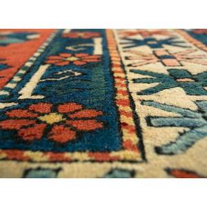 พรมขนสัตว์ถักมือ Nuray สีแดงส้ม ลายเหรียญแบบนามธรรม รูปทรงสี่เหลี่ยมผืนผ้า สำหรับบ้าน ขนาด 9x12 ฟุต รุ่น Pae-451 เหมาะสำหรับทางเข้าบ้าน ห้องนั่งเล่น และโถงทางเดิน - Product Image 3