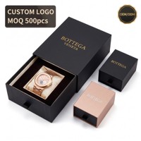 Boîte cadeau coulissante rigide personnalisée, emballage en carton de luxe, impression de logo OEM, MOQ 500, vente en gros