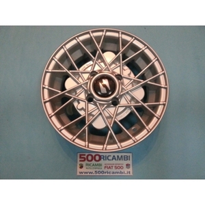 Jantes personnalisées pour voiture FIAT 500 EPOCA E 126P 4 roues, couleur argent rayé, 4,5x12, entraxes 4x98 - Product Image 1