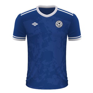 Impression par sublimation personnalisée T-shirt à col en V en polyester pour homme Maillot de football et de rugby surdimensionné avec maille Ensemble de sport personnalisable - Product Image 5